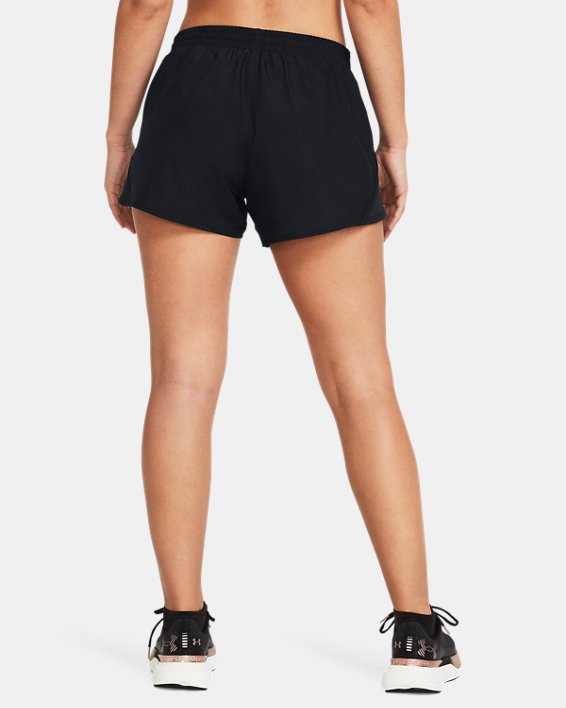 Women's UA Fly-By 3" Shorts, Black, pdpMainDesktop image number 1